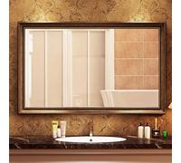 Miroir Mural Rectangulaire,Miroirs De Courtoisie Ou De Décoration Murale,Miroir De Salle De Bain pour Mur,Décoration pour Salon,Entrée,Horizontal/Vertical(A,50 * 70cm/20 * 28in)
