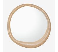 Miroir mural rond Ø100 cm en MDF Zunire Bois Naturel