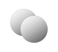 2x Miroirs Muraux 40 cm Rond Verre Chambre Salon Maison Intérieur vidaXL