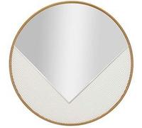 Miroir mural rond 80 cm avec cadre doré Tolosa