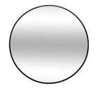 Atmosphera - Miroir mural rond Alice - Diamètre 38 cm - Structure métal noir