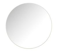 Miroir Mural Rond ""Alicia"" 90cm Blanc