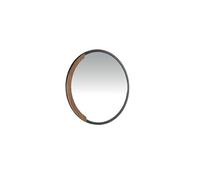 Miroir mural rond bois MDF couleur vert