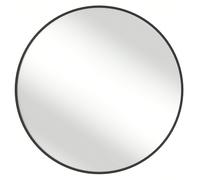 Miroir Mural Rond, Décoratif, Diamètre 61 cm, Cadre en Métal, pour Salon, Chambre, Salle de Bains, Entrée, Noir Ajoutez la touche finale : Vous avez l'impression qu'il manque quelque chose sur votre t