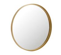 Miroir rond 60x4x60 cm en métal doré