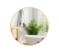 Miroir mural rond dia. 70 cm cadre métal doré