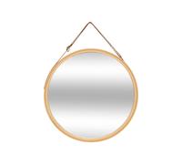 MIROIR MUR CUIR ROND BAM D38 - 5 five simply smart