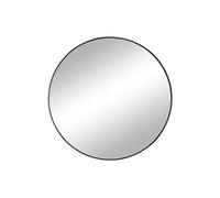 Miroir mural rond en métal - D.80 cm - Noir - JAFFREL