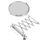 Miroir Mural Rond Grossissant 3x De 6 Pouces, Miroir De Salle De Bain Rétractable À Deux Faces, Miroir De Maquillage Pivotant À 360 Degrés