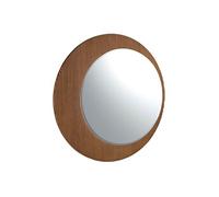 Miroir mural rond noyer 3262C, Ø110 x 3