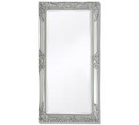 vidaXL Miroir mural Style baroque 100 x 50 cm Argenté