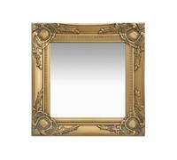 Miroir mural style baroque 40x40 cm Doré 320305