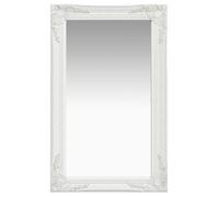Miroir Mural Style Baroque - 4825Classique Magnifique - Blanc - Rectangulaire - Elégance - Chic