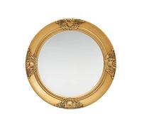 Miroir mural style baroque 50 cm Doré 320345