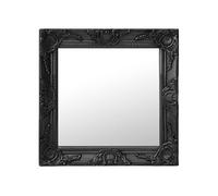 vidaXL Miroir mural style baroque 50x50 cm Noir