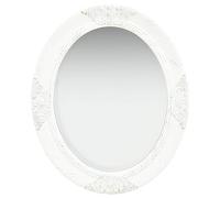 Miroir mural style baroque 50x60 cm Blanc