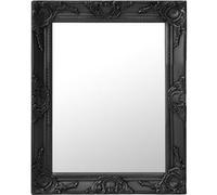 vidaXL Miroir mural style baroque 50 x 60 cm Noir