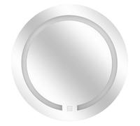 Miroir mural tactile ""Led"" rond diamètre 45 cm Atmosphera