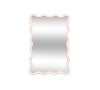 Atmosphera - Miroir mural vague JUDY - 60 x 38 cm - Beige - Judy Beige