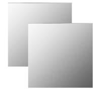 vidaXL Miroir mural 50 cm rond – Verre – Décoration murale pour salle de séjour