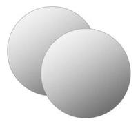 vidaXL Miroirs muraux 2 pcs 50 cm Rond Verre