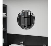 Miroir mural - VIDAXL - 50 cm - Verre trempé - Cristal acrylique - Argenté