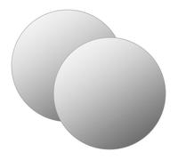 Miroir mural - VIDAXL - Rond - 70 cm - Verre - 2 pièces