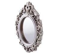 Miroir mural vintage esthétique rustique élégant en résine | Décoration de maison avec miroir pour salon, chambre, appartement, bureau, femme
