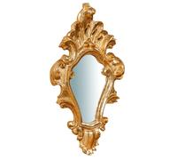 Miroir Murale En Bois Finition Feuille D'Or Ancien L20xPR3xH35 ITALIE