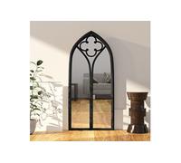 Vidaxl Miroir Noir 100x45 Cm Fer Pour Utilisation à L'intã©Rieur