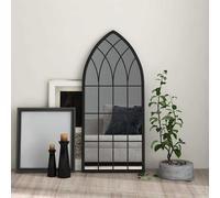 Miroir Noir 100x45 cm Fer pour Utilisation à l'Intérieur Décoratif vidaXL