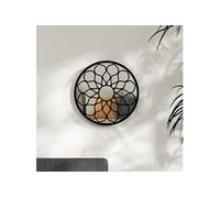 vidaXL Miroir Noir 40x3 cm Fer pour utilisation à l'intérieur
