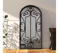 Miroir Noir 70x30 cm Fer pour Utilisation à l'Intérieur Décoratif Salon vidaXL