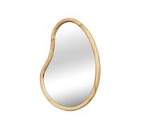 sweeek - Miroir Organique en Bois de Sapin 65cm épaisseur 3cm Coloris Naturel idéal entrée. Chambre ou Salle de Bain