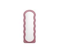 Miroir organique en velours - L. 65 x H. 170 cm - Rose - AYANI