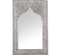 Miroir oriental Malika argenté Petit