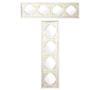 Miroir Oriental Miroir D'Entrée Haliz Blanc - 180Cm -