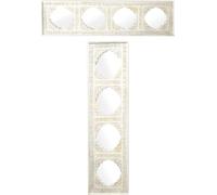 Miroir oriental Miroir d'entrée Haliz Blanc - 180cm