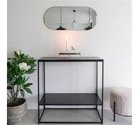 Miroir ovale 35x80 cm en acier laiton miroir G