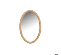 AUBRY GASPARD Miroir Ovale en Bois Naturel
