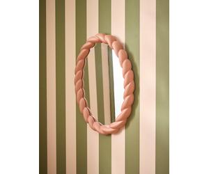 Miroir Ovale Torsadé Blush TU