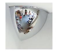 Miroir panoramique, angle de vue 90 °, distance maximale d'observation 5 m, dimensions du miroir (l x P) : 420 x 360 mm