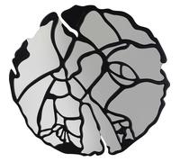 Miroir Pieces 100cm noir mat Kare Design