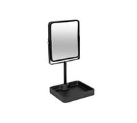 - Miroir Pivotant sur Pied "Glass" 30cm Noir