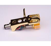 Miroir Plaqué or Revêtement rigide, support avec micros AT, aiguilles pour Technics SL Q2, SL q202, SL q2 K, SL Q3, SL q303, SL q33, SL q33 K, SL q3 K, SL h302
