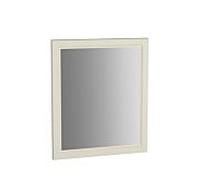 Miroir plat VitrA Valarte 62215 595 x 30 x 700 mm, fixation murale, corps ivoire mat, décor