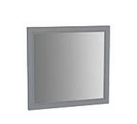 Miroir plat VitrA Valarte 62217 745 x 30 x 700 mm, fixation murale, corps gris mat, décor
