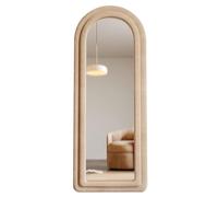 Miroir Pleine Longueur Grand Miroir Classique Style Minimaliste et Lumineux pour Chambre à Coucher Salon Entrée(Khaki,170x70 cm/66.9x27.5 in)