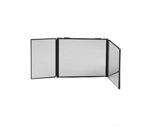 Miroir pliable articulé à 360 degrés pour l'observation dynamique de la coupe de cheveux, la confirmation de la direction de rasage, la confirmation et le flux d'application du maquillage (noir)