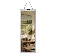 Miroir pliable pleine longueur 3 volets portable avec poignée | Tente de camping miroir pour voyage d'affaires, camping, hôtel, dortoir, vestiaire, camping-car